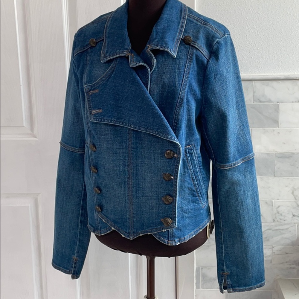 Free People Band Cadet denim jacket sz large